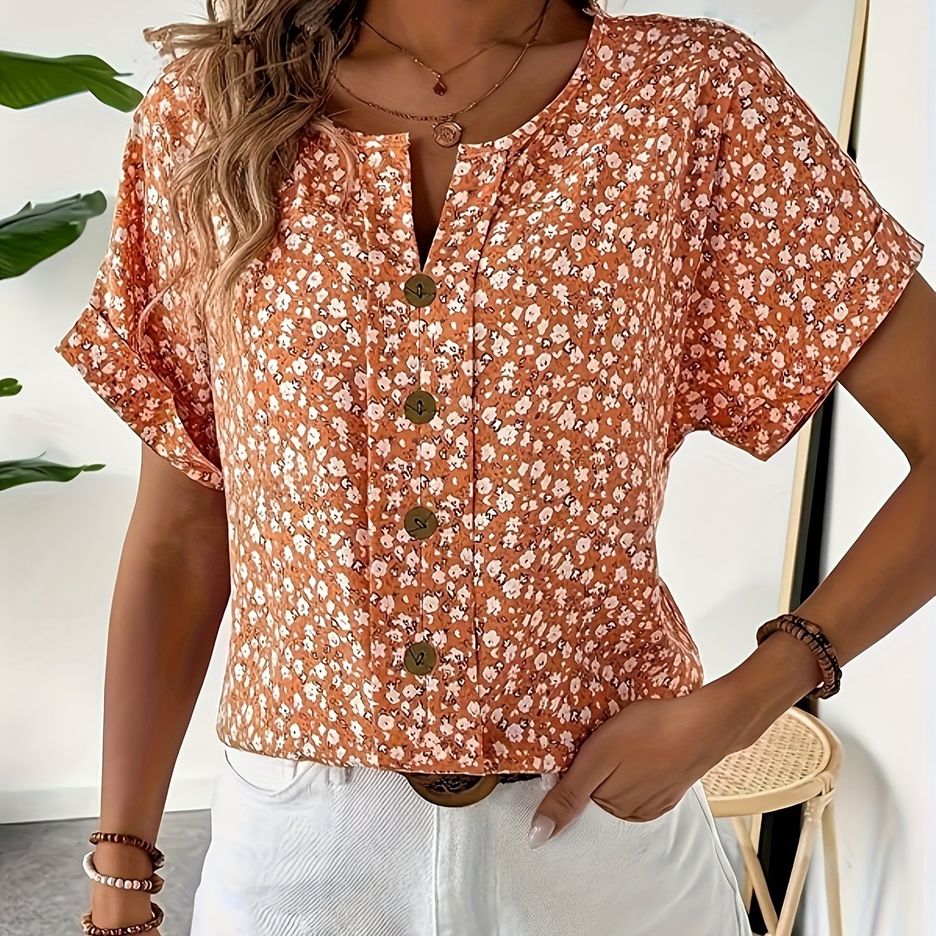 Elna - Natural blouse for every summer moment