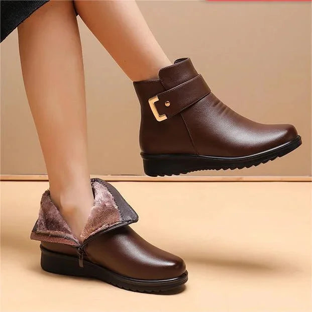 Supportive Comfort Leather Boots