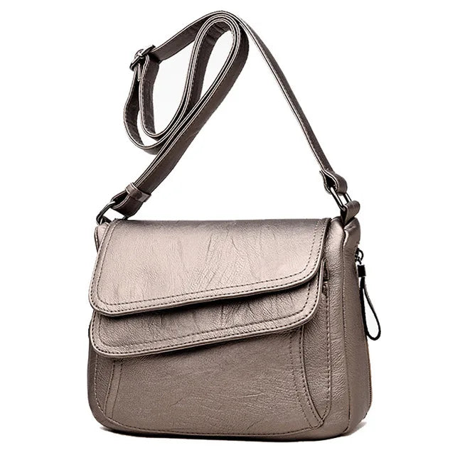 Freya - Soft Leather Crossbody Bag