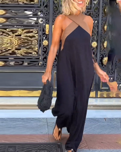 Lauren - Cross Back Long Dress