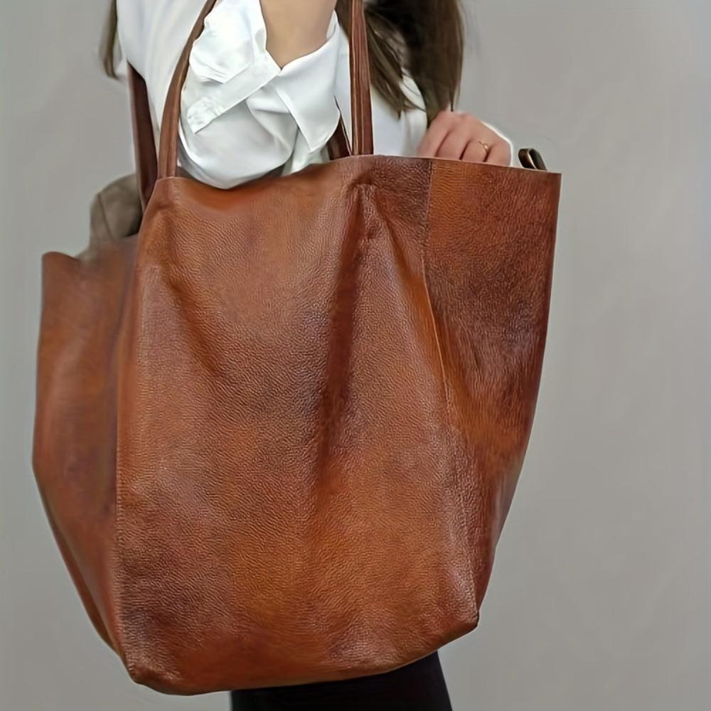 Renee | Oversized Vintage-Style Tote Bag