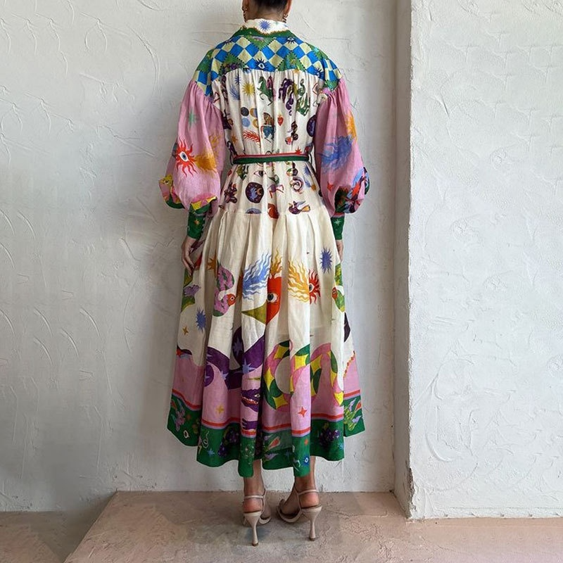 Galina - Elegant Dress Robe