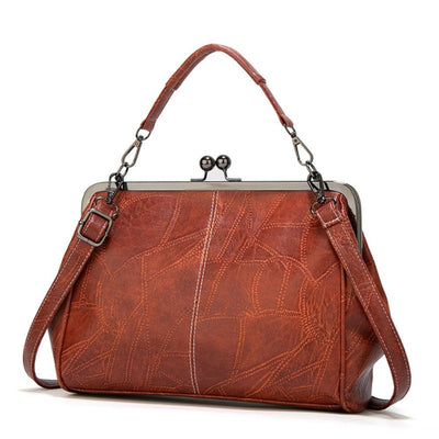 Mila | Classic Vintage Bag Featuring an Elegant Clasp Closure