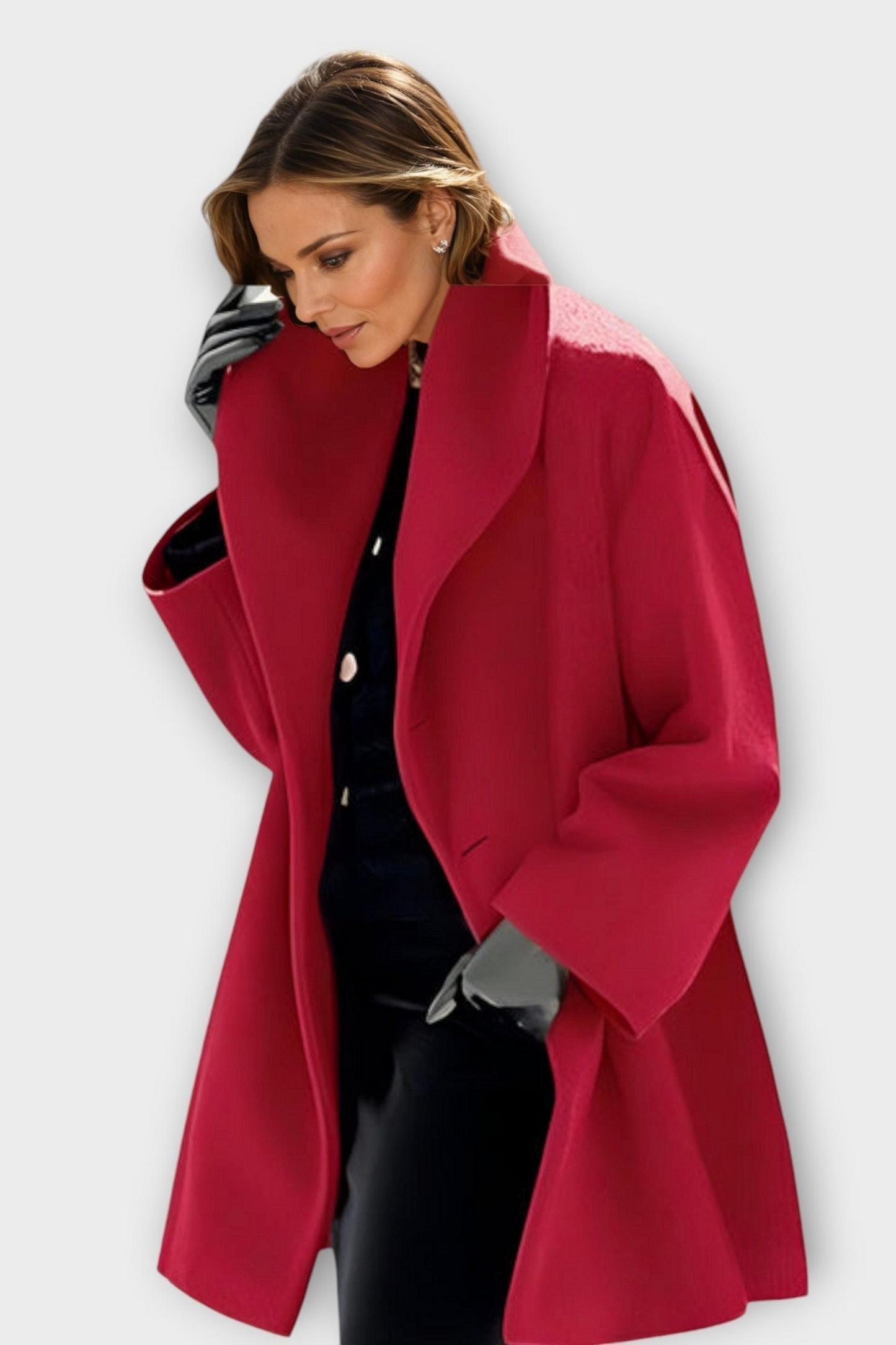Emma - Premium Windproof Wool Coat