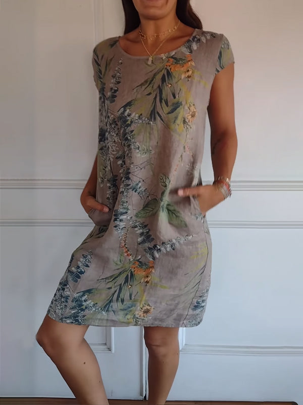 Annelinn - Comfy Round Neck Dress