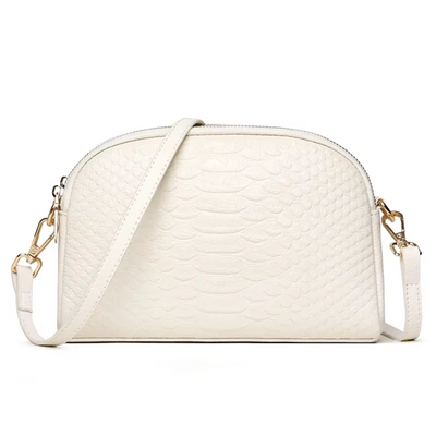 Cora | Elegant Mini Crossbody Bag in Faux Leather with Crocodile Texture