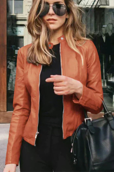 Sophia - Italian Leather Jacket