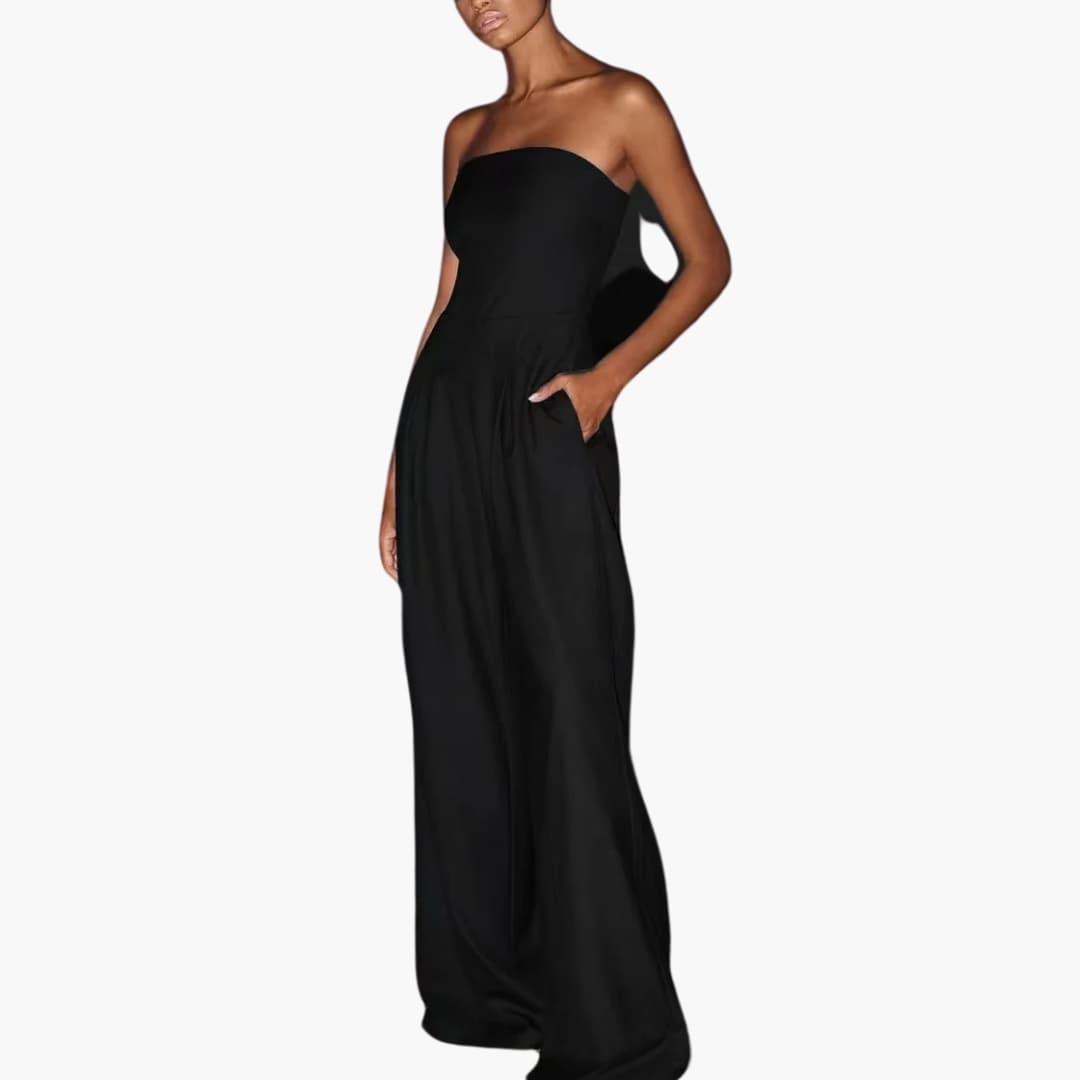 Abigail - Backless Loose Leg Jumpsuit