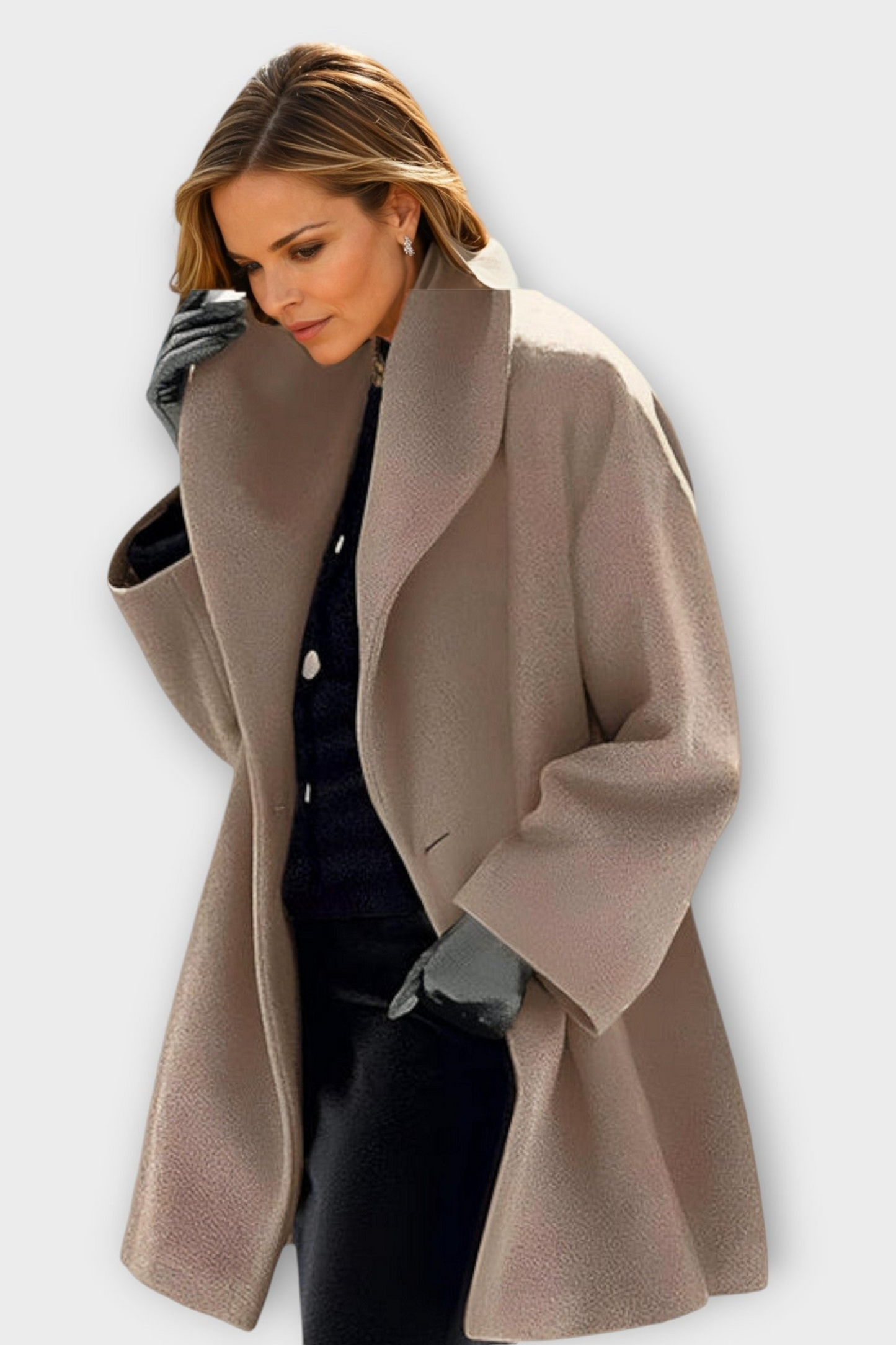 Emma - Premium Windproof Wool Coat