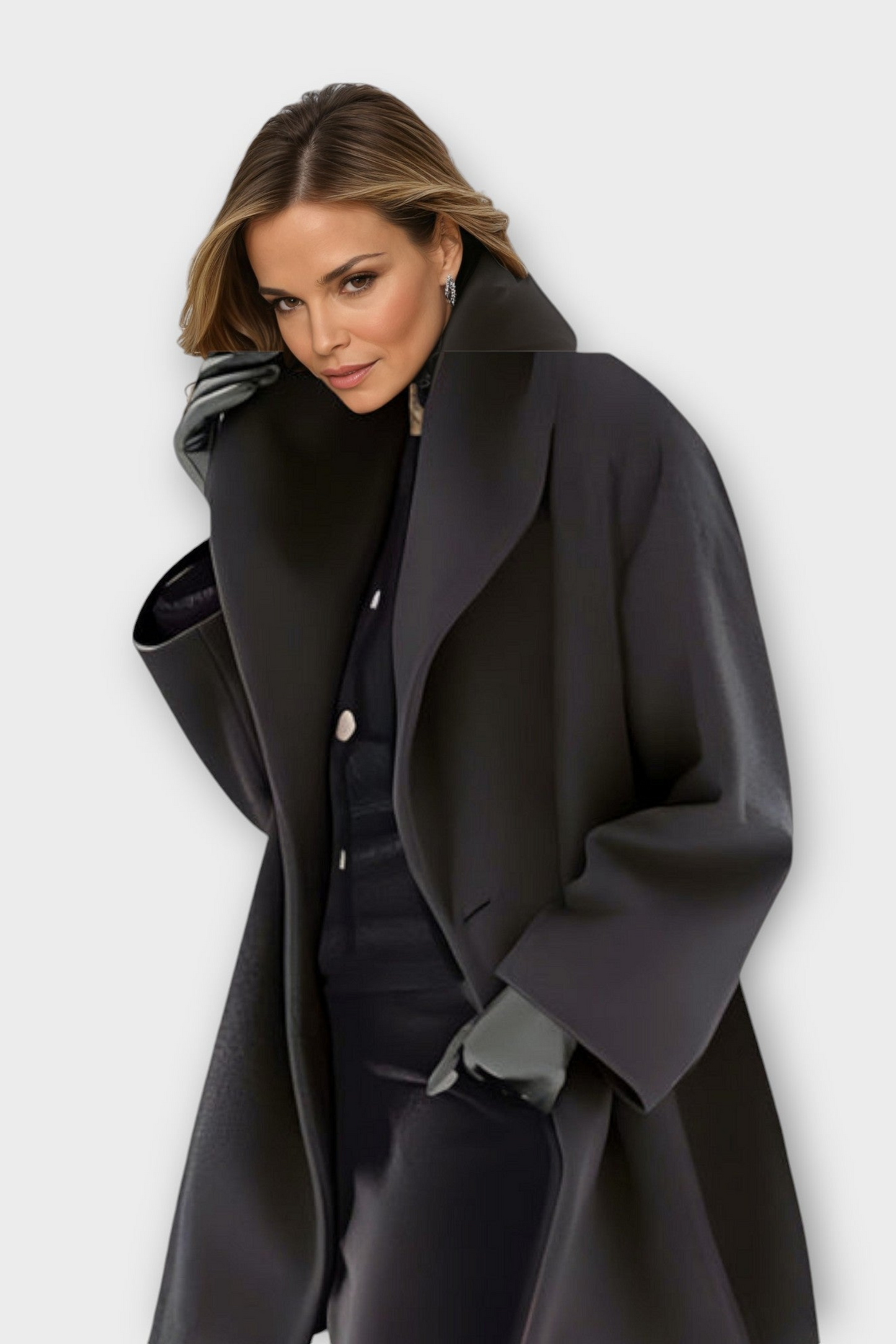 Emma - Premium Windproof Wool Coat