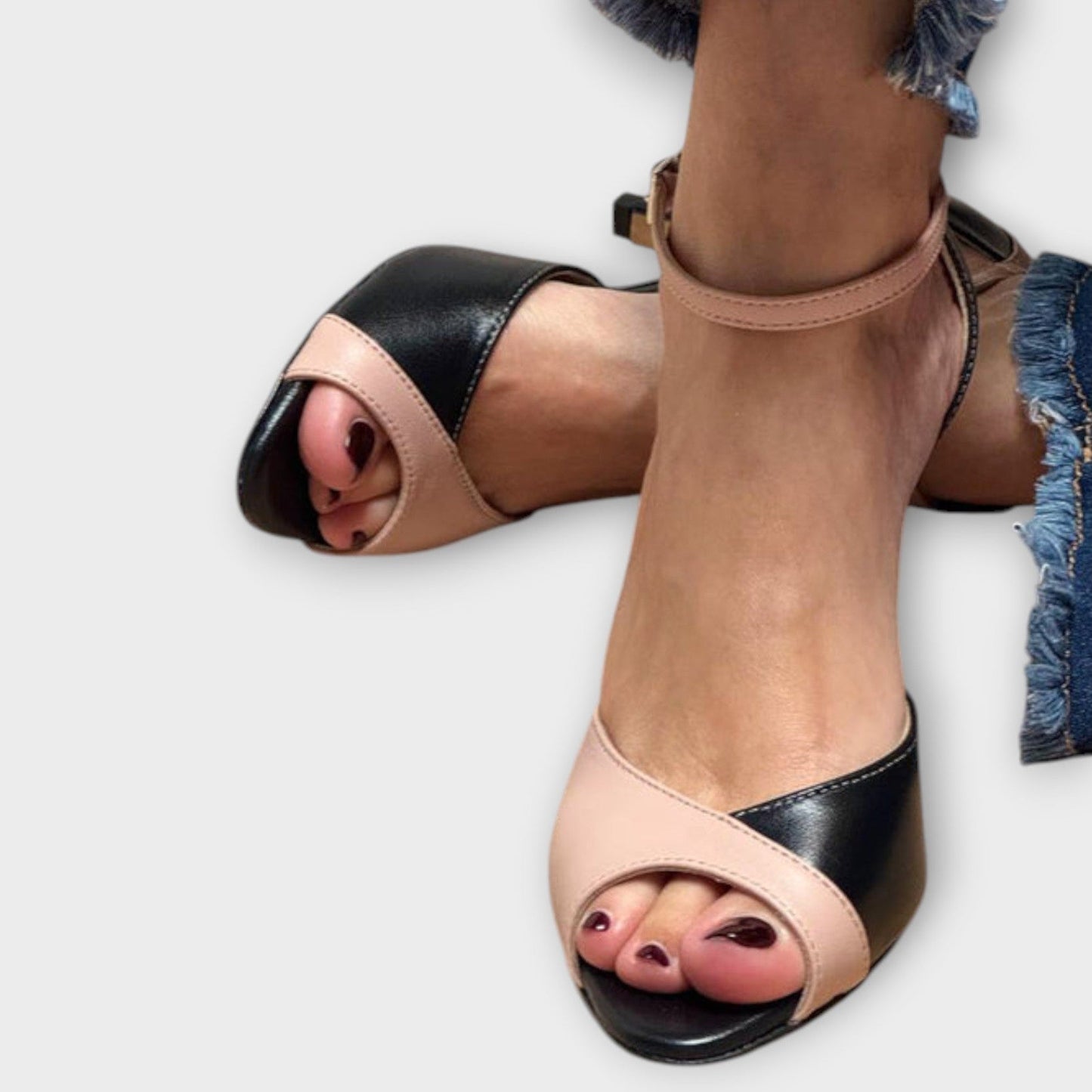 Elss – Two-Tone Elegance Heels