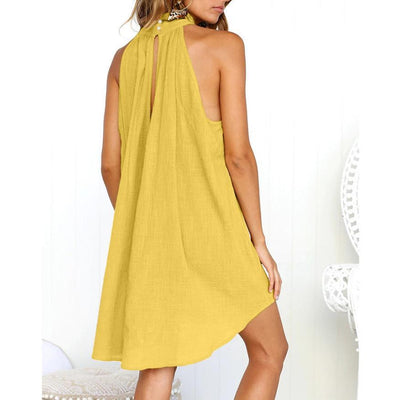Gyneth - Stylish Halter Neck Dress