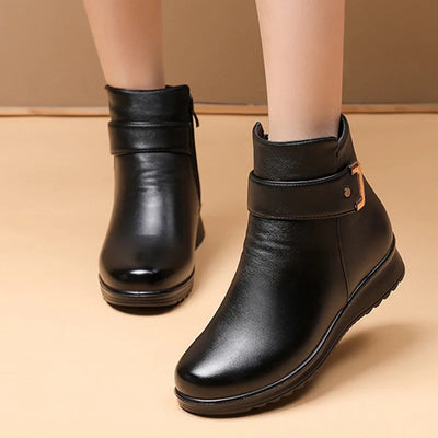 Supportive Comfort Leather Boots