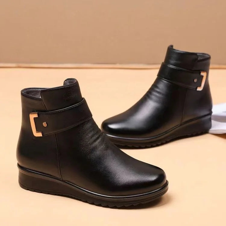 Supportive Comfort Leather Boots
