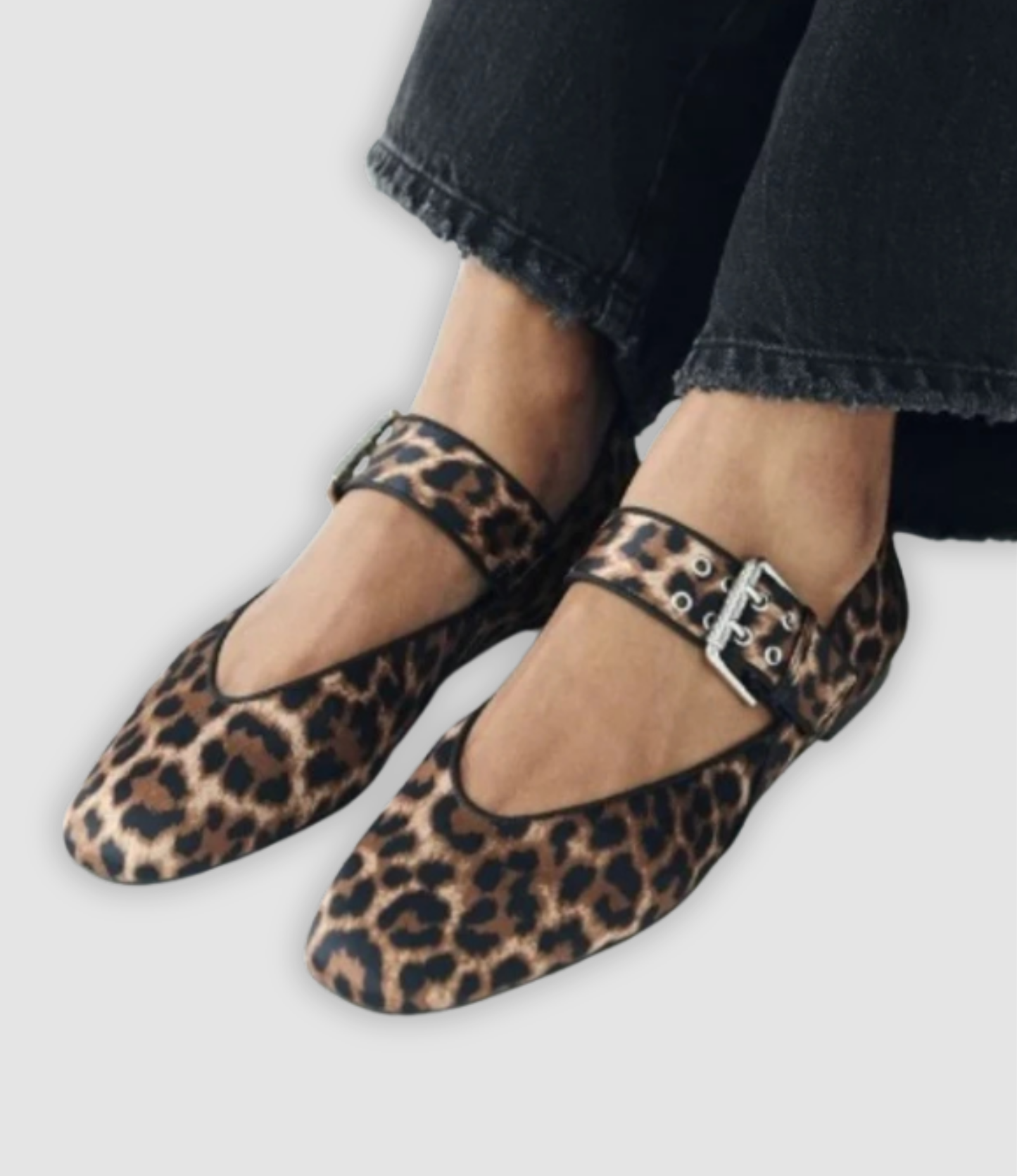 Doris - Loafers with leopard print