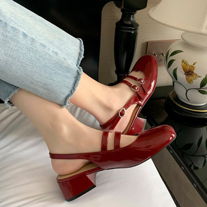 Nancy – Elegant Orthopaedic Leather Flats