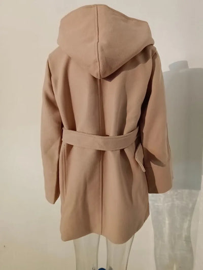 Elira - Hooded Wool Coat