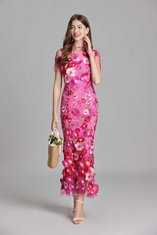 Jessica - Elegant Floral Dress