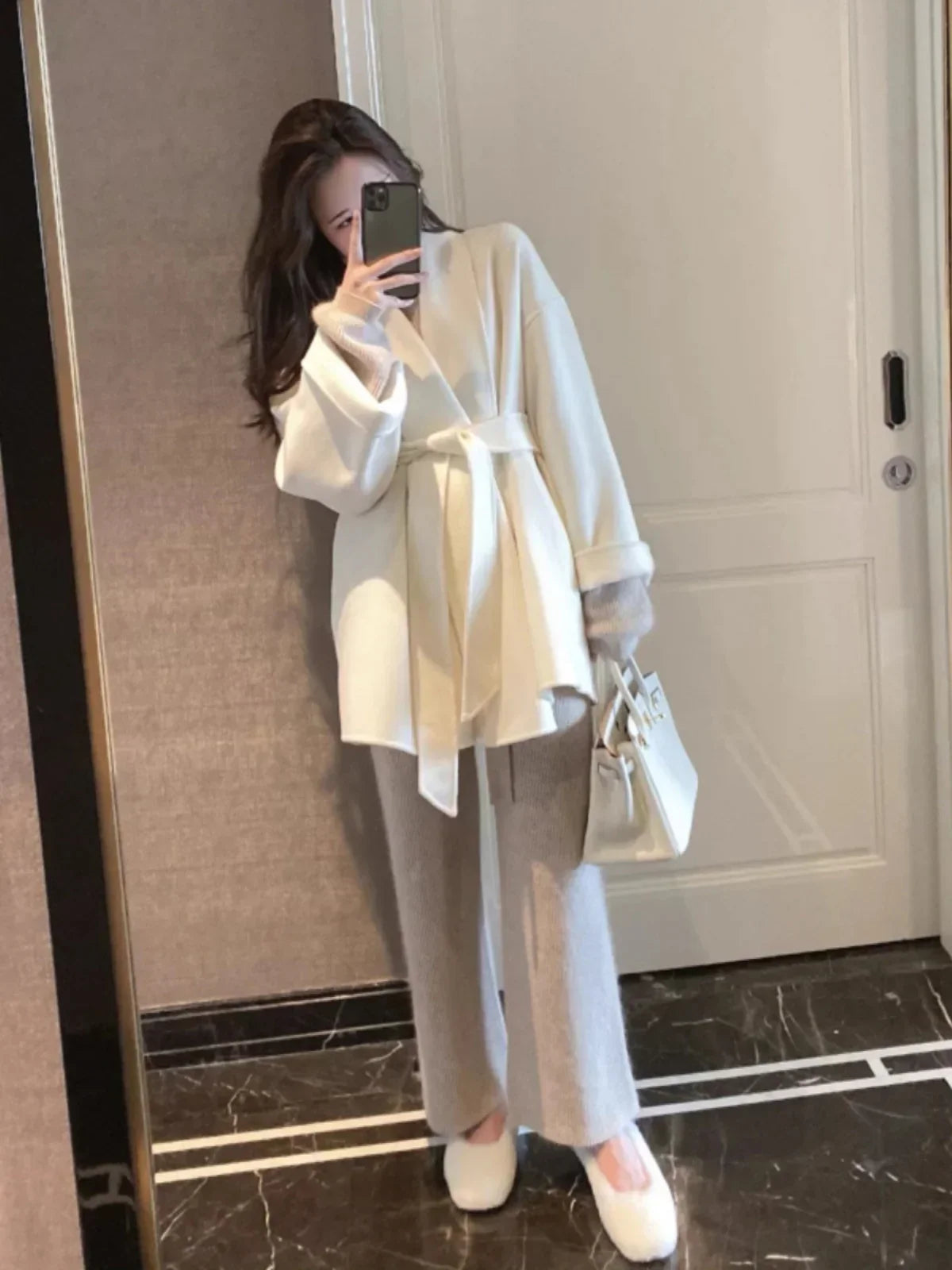 Serenya™ | Handmade Wool Cashmere Coat