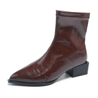 Wide Fit Pointed Toe Boots