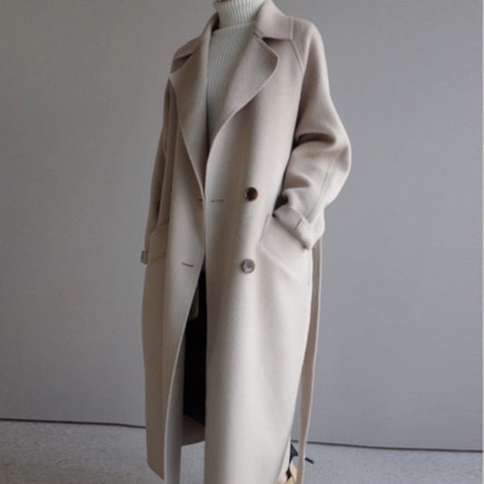 Clara Women's Wool Trench Coat