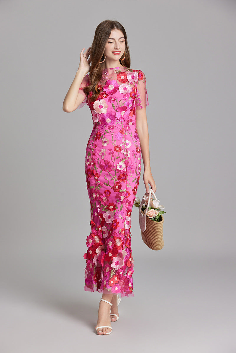 Jessica - Elegant Floral Dress