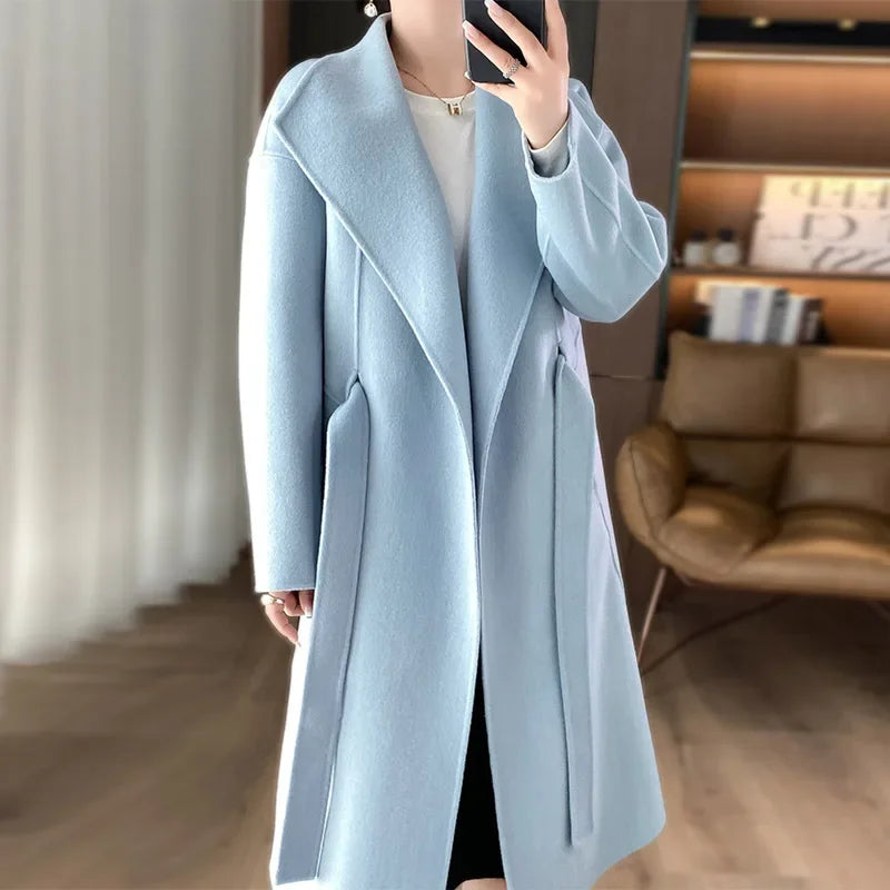 Casmira | Belted Cashmere Coat