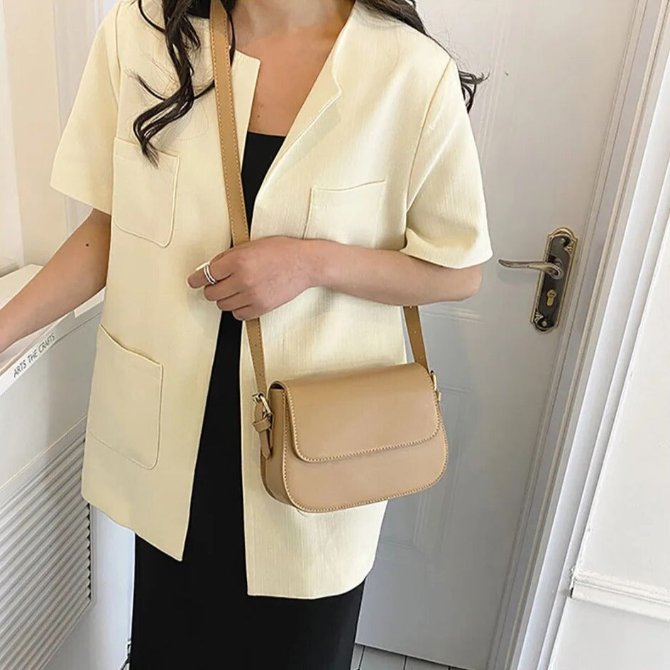 Priscilla - Vegan Leather Shoulder Handbag