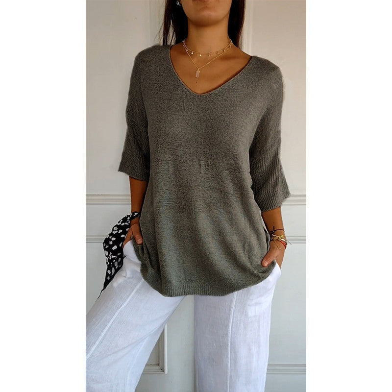 LEA | V-NECK SWEATER