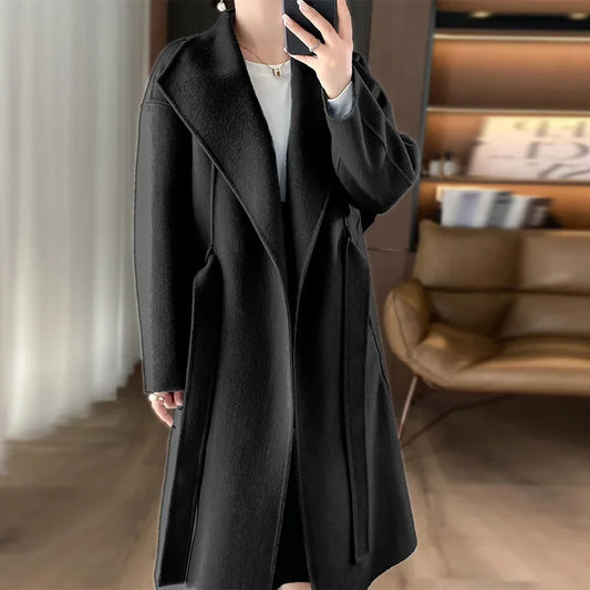 Casmira | Belted Cashmere Coat