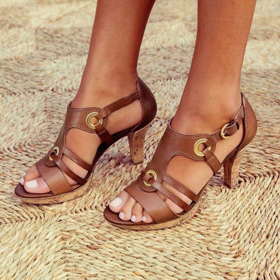 Karen - Heeled Comfort Sandals