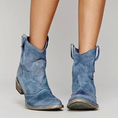 Kaye | Vintage Cowboy Ankle Boots
