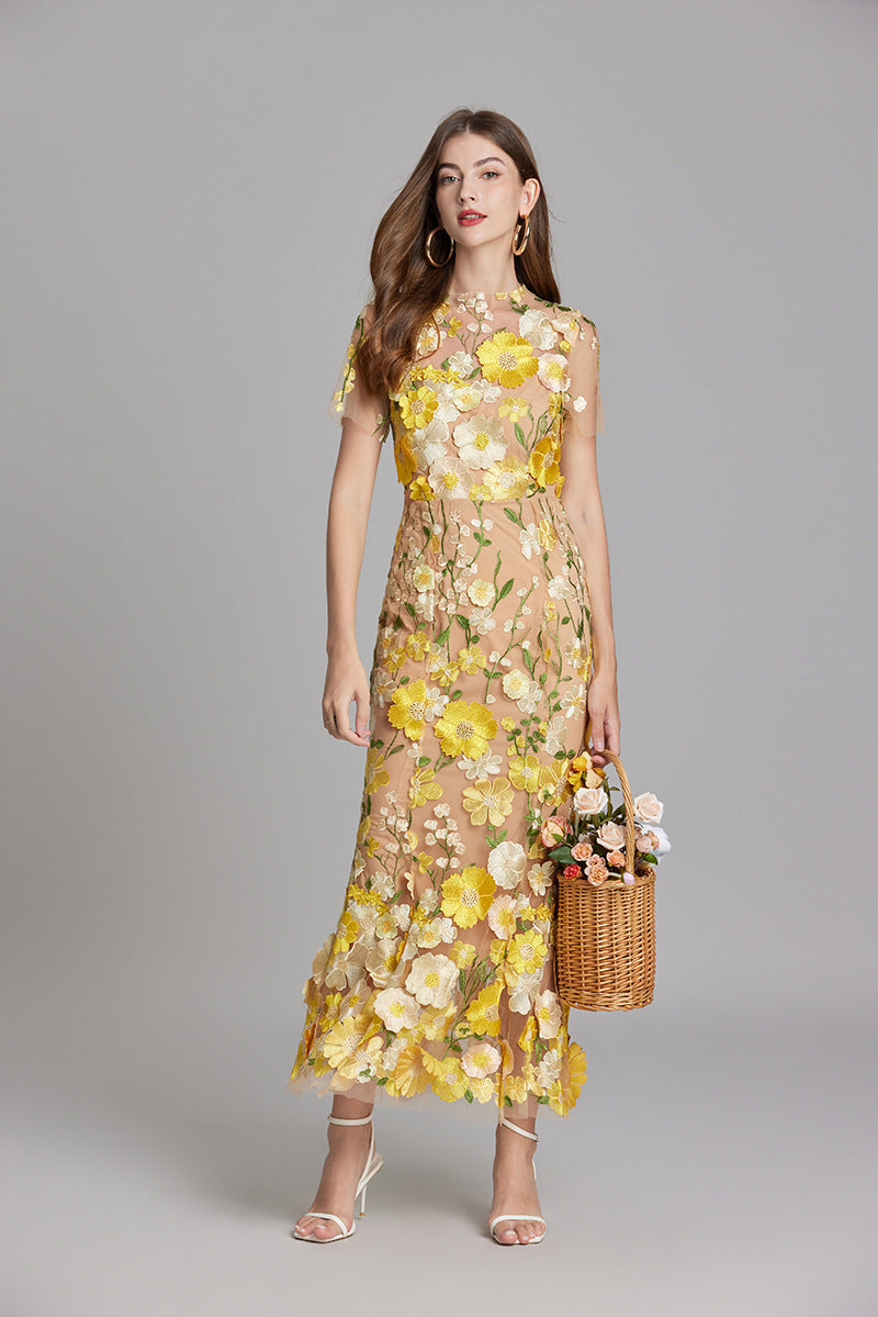 Jessica - Elegant Floral Dress