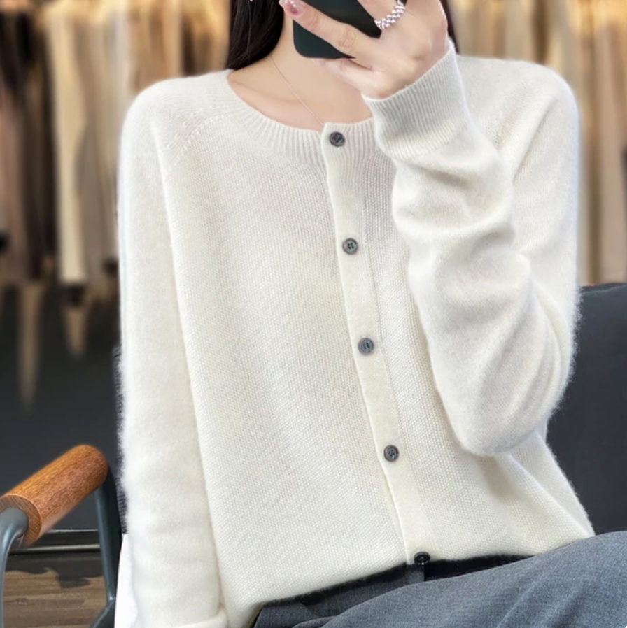 Christine - Cozy Button-Up Cardigan