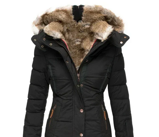 Bella - Cozy Winter Coat with Fur Interior