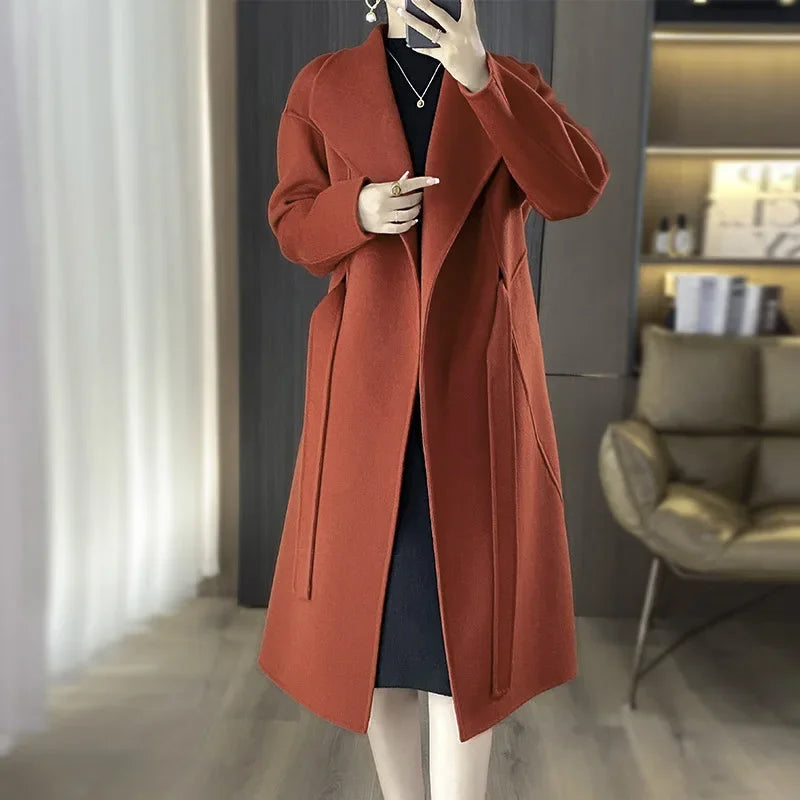 Casmira | Belted Cashmere Coat