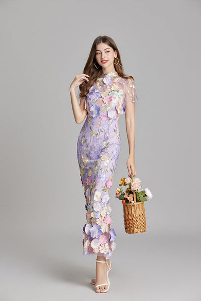 Jessica - Elegant Floral Dress