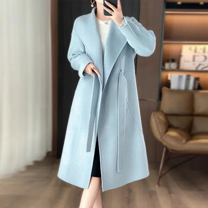 Casmira | Belted Cashmere Coat