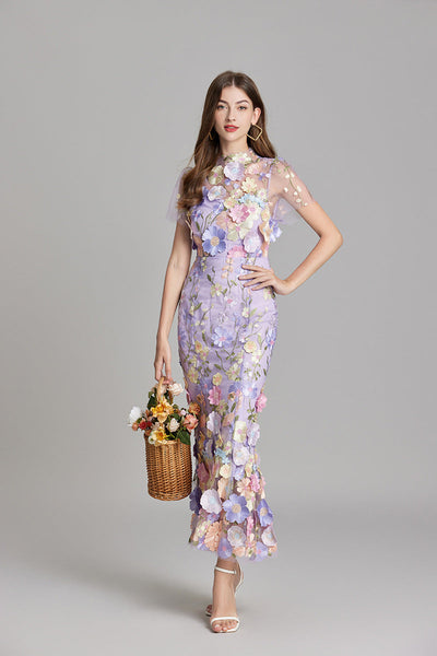 Jessica - Elegant Floral Dress