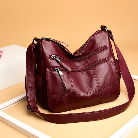 Davina - Smooth Leather Handbag