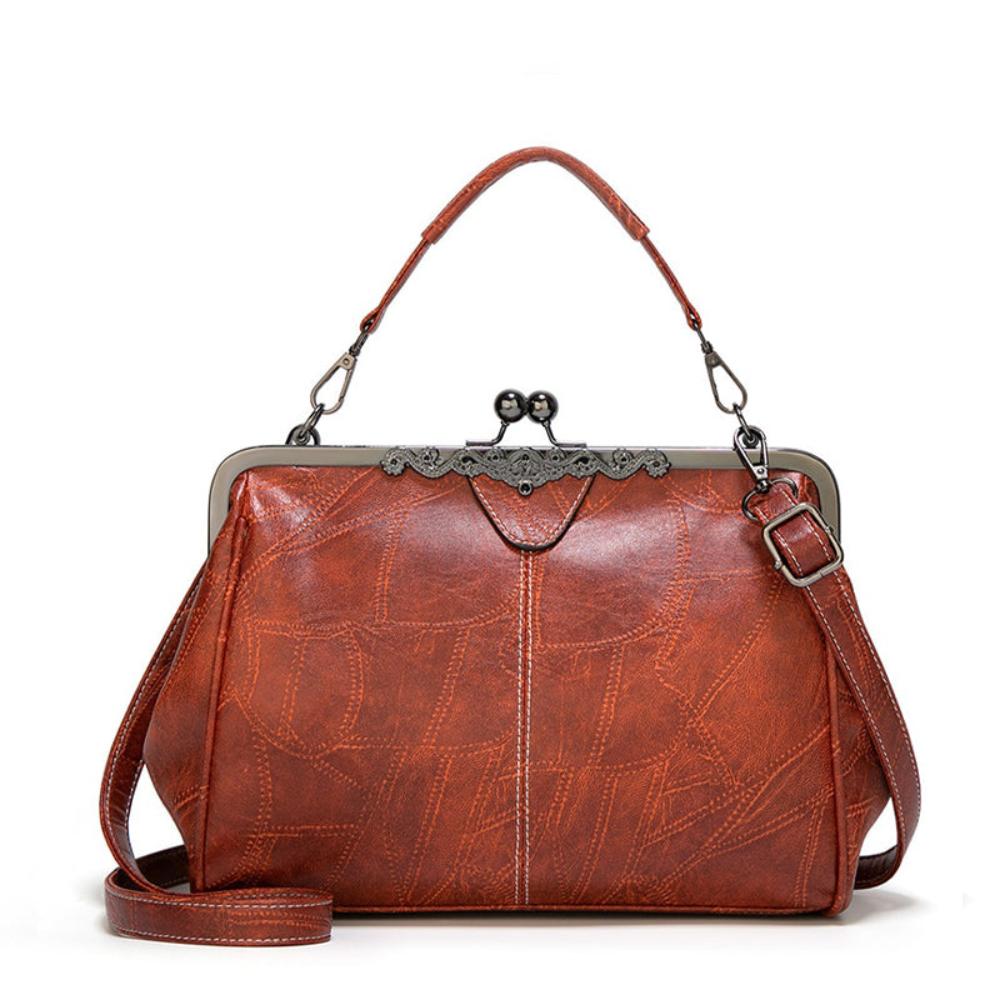 Mila | Classic Vintage Bag Featuring an Elegant Clasp Closure