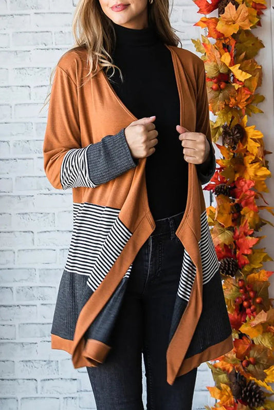 Jane - Casual Striped Cardigan