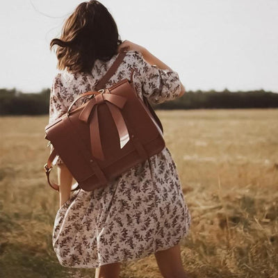 Knot | Vintage Twist Bag in Blue and Pink