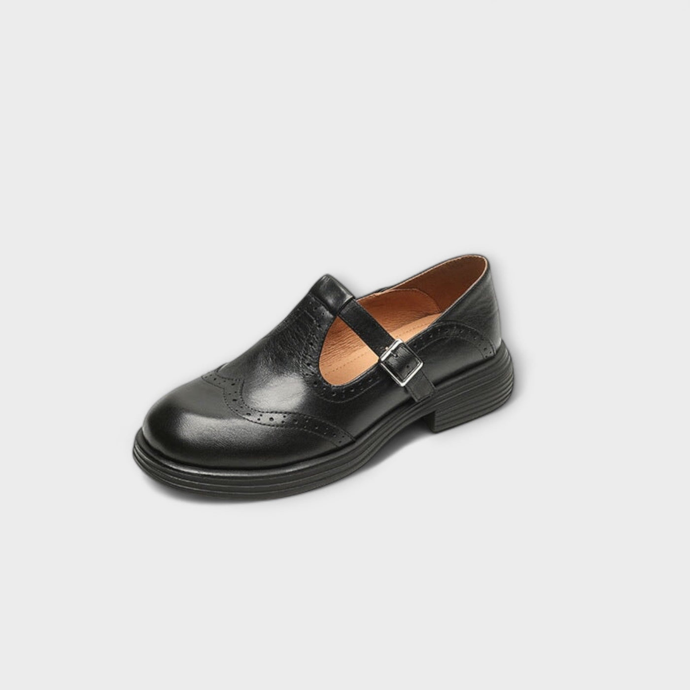 Emilia - Leather Mary Janes