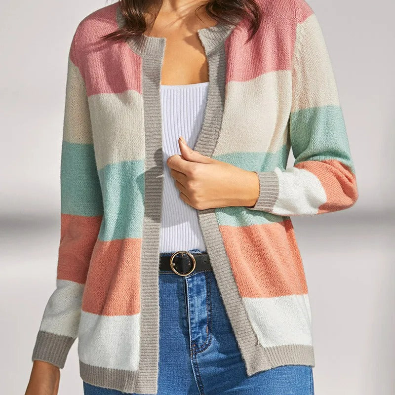 Deborah - Striped Cardigan