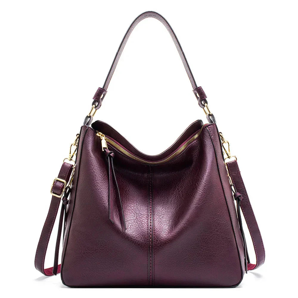 Karmen - Leather Hobo Bag