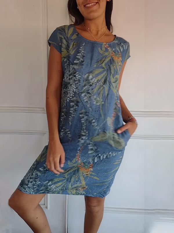 Annelinn - Comfy Round Neck Dress