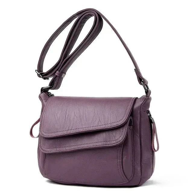 Freya - Soft Leather Crossbody Bag