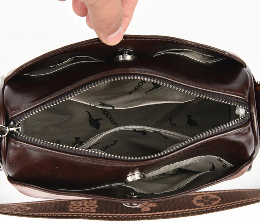 Women Retro Leather Handbag