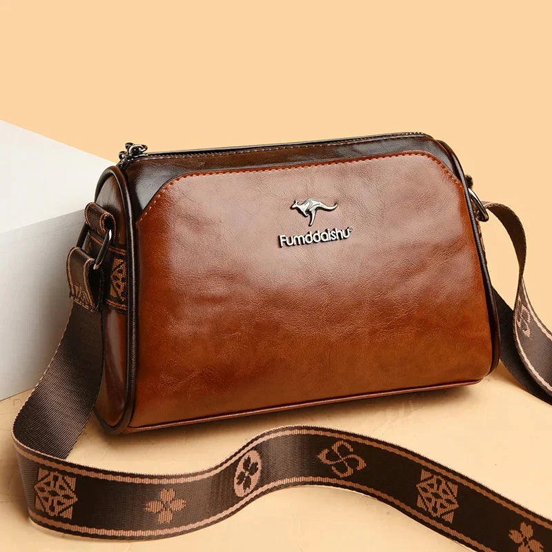Women Retro Leather Handbag